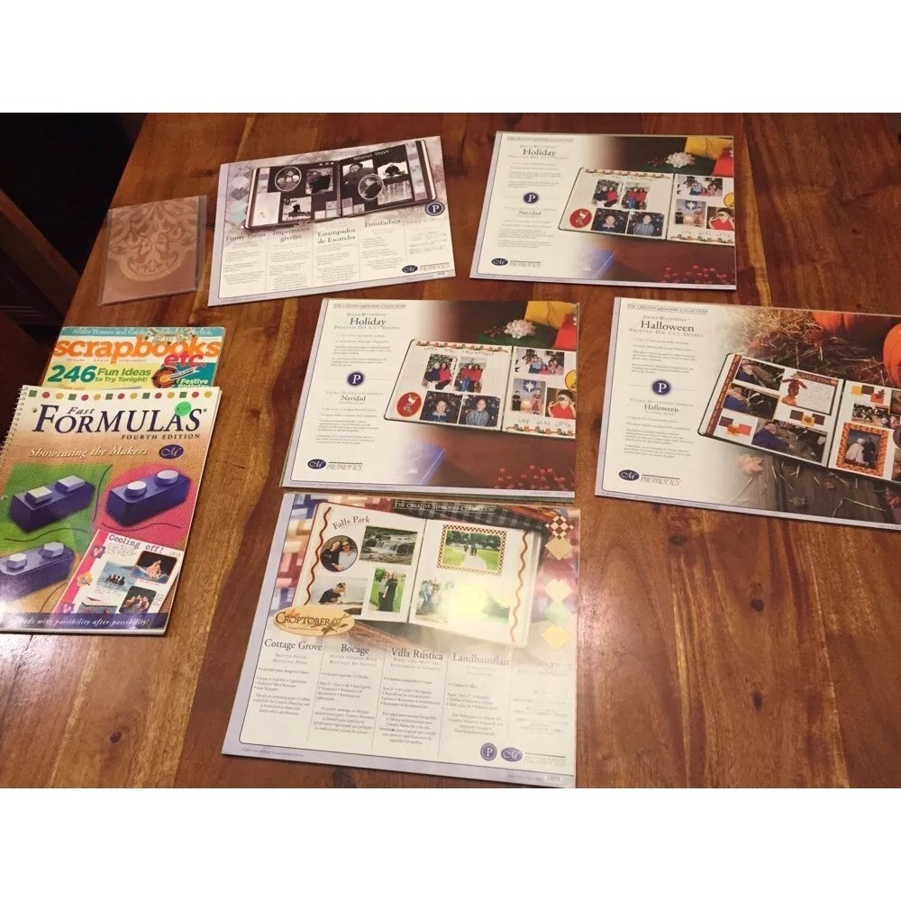 Creative Memories Holiday/Halloween Die Cut, Frosty Photo Mounting Paper, Books
